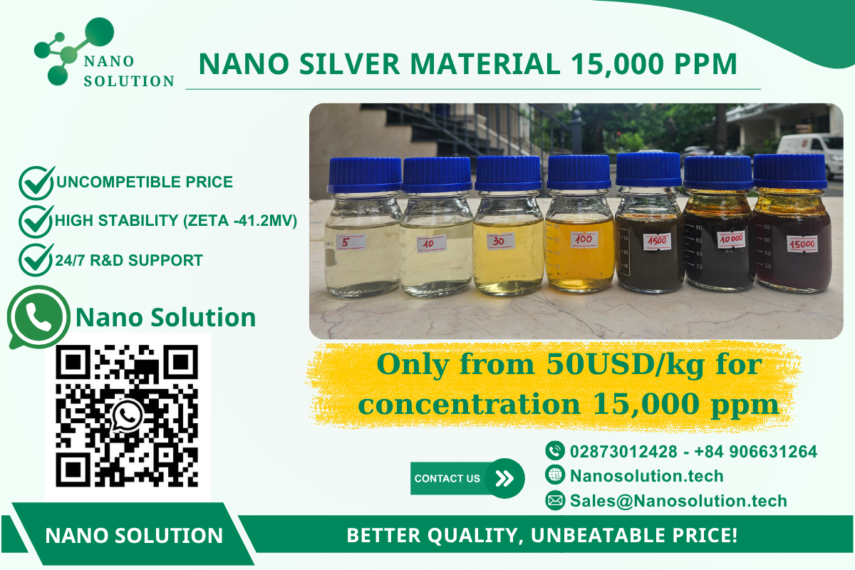 Nano Silver Material 15000 ppm