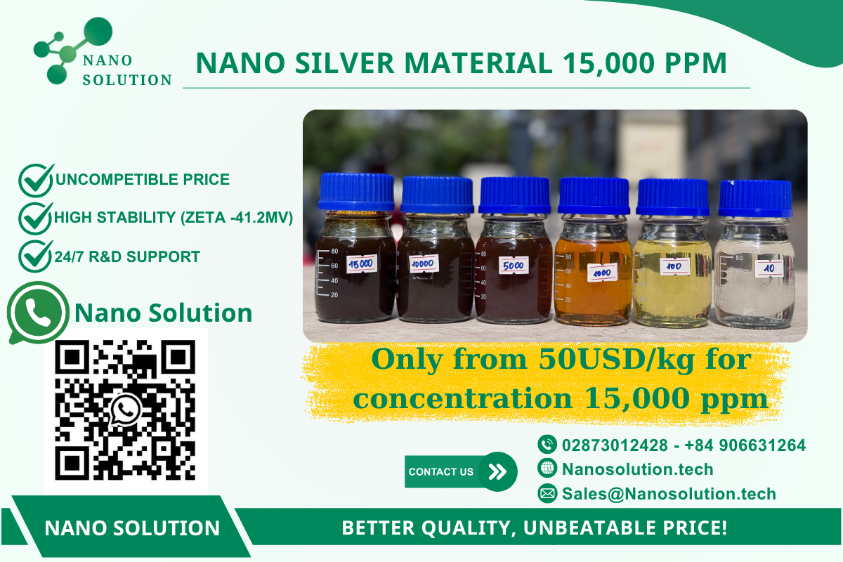 Nano Silver Material 15000 ppm