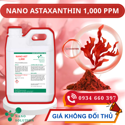 Nano Dược Liệu Astaxanthin – Giải Pháp Thảo Dược Xanh Cho Thủy Sản & Chăn Nuôi
