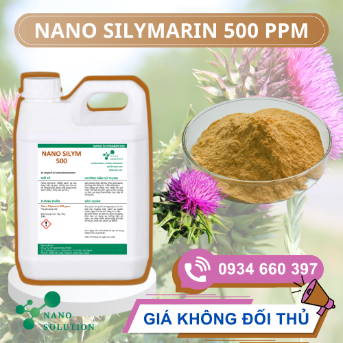 Nano Silymarin 500ppm – Nguyên liệu Nano chất lượng cao cho Thủy sản và Chăn nuôi