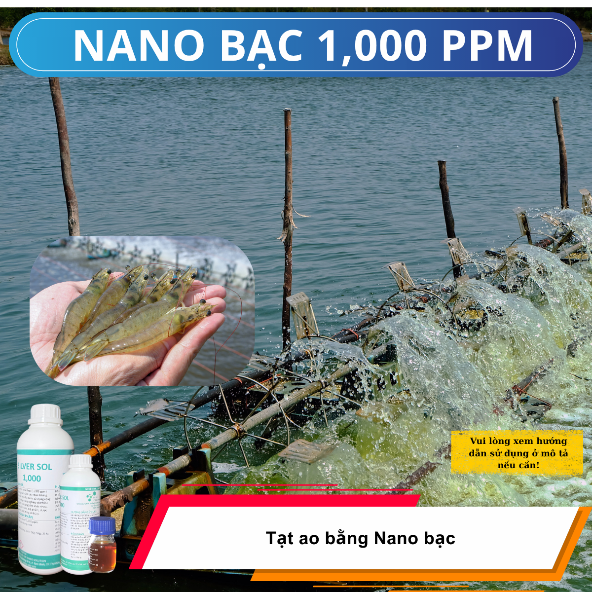 Tạt Ao Bằng Nano Bạc: Giải Pháp An Toàn và Hiệu Quả Cho Nuôi Thủy Sản
