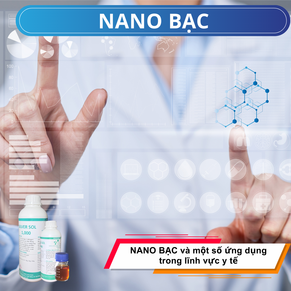 Nano bạc nguyên liệu – Giải pháp kháng khuẩn đa năng trong y tế và đời sống